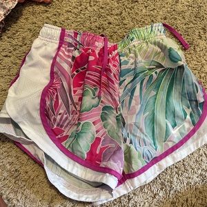Nike floral patterned shorts